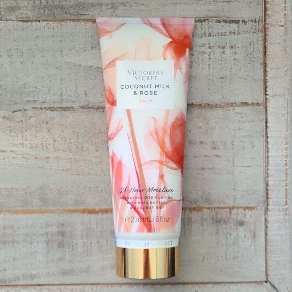 Victoria's Secret Calm Coconut Milk and Rose Hydrating Lotion with Shea Butter
